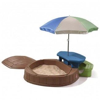 Летний игровой центр с песочницей и зонтом Step 2