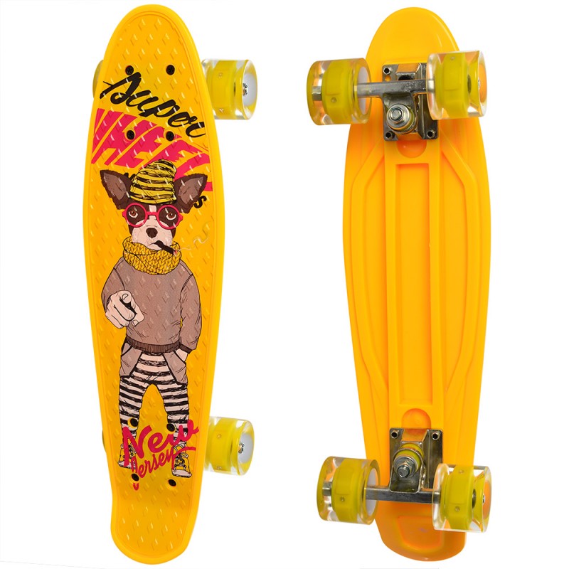 Фото 2. Скейт Penny board с рисунком MS 0749-8, 55x14, 5 см, до 50 кг