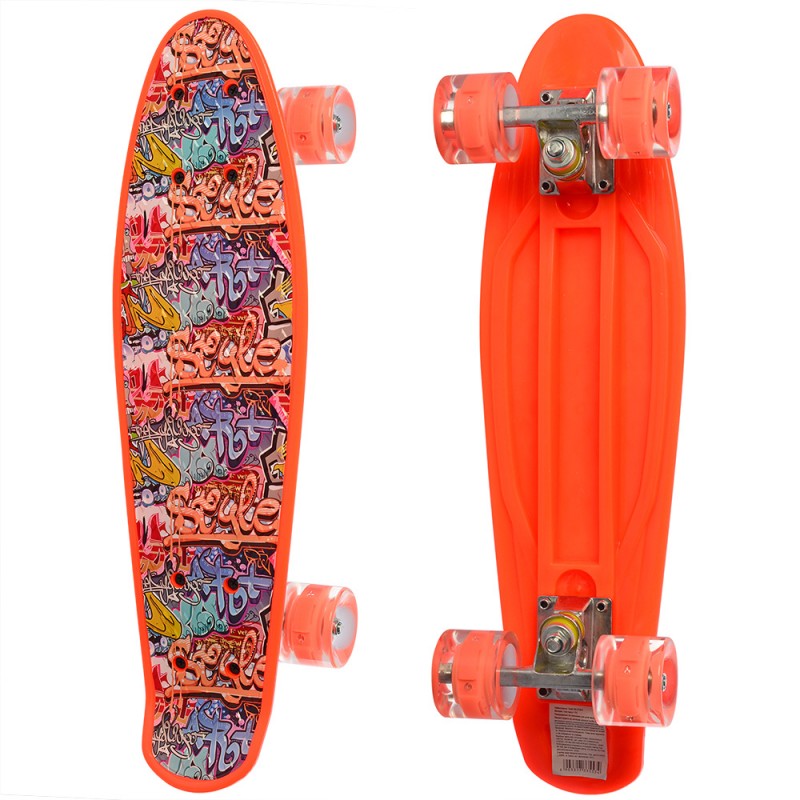 Фото 5. Скейт Penny board с рисунком MS 0749-8, 55x14, 5 см, до 50 кг