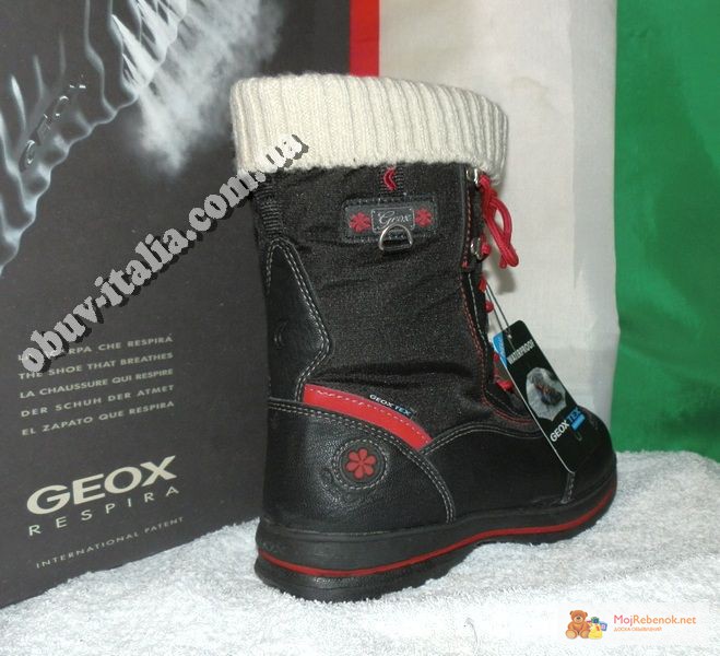 Фото 2. Ботинки зимние детские Geox оригинал из Италии