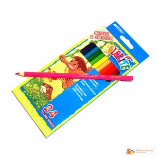 В наличии карандаши 24цвета Colorite 1100-24CB MARCO
