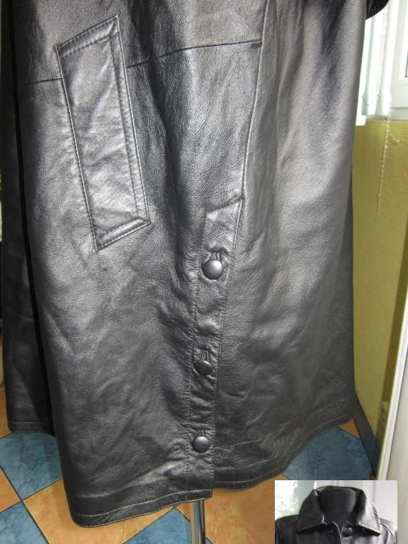Фото 5. Большая женская кожаная куртка - плащ Collection. Лот 225. НОВАЯ