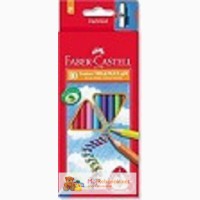 Цветные трехгранные карандаши FABER-CASTELL JUMBO 16-116538-10 10цв