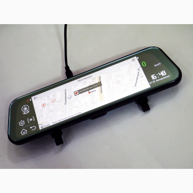 Фото 6. DVR MR-810 Зеркало регистратор, 10 сенсор, 2 камеры, GPS навигатор, WiFi, 16Gb, Android