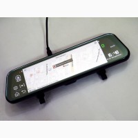 DVR MR-810 Зеркало регистратор, 10 сенсор, 2 камеры, GPS навигатор, WiFi, 16Gb, Android