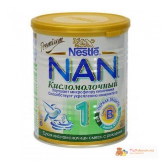 Молочная смесь NAN НАН Кисломолочный Nestle, 400 г. Доступная цена. Доставка