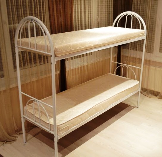 Фото 3. Металлическая кровать двухъярусная, кровать эконом