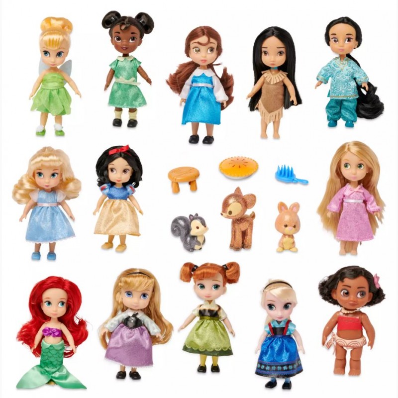 Фото 2. Disney Animators Collection Mini Doll Gift Set / Подарочный набор мини куклы 13 шт
