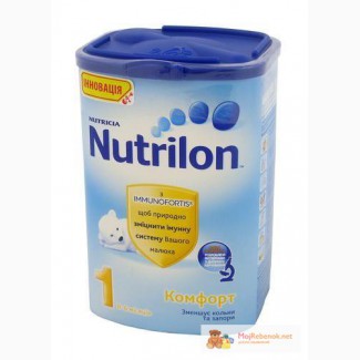 Молочная детская смесь Нутрилон Nutrilon Комфорт 800гр, 400г. Недорого. Доставка по Киеву