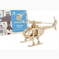 3D конструктор из дерева Вертолет