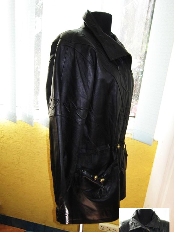 Фото 6. Cтильная женская кожаная куртка Echtes Leder. Vera Pelle. Италия. Лот 250