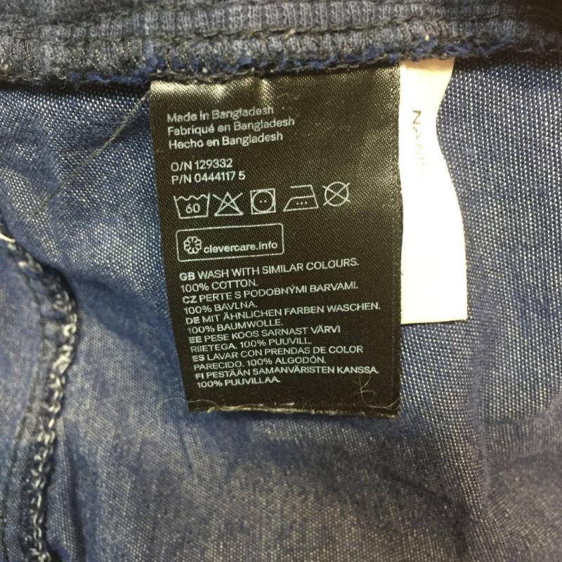Фото 12. Джинсы HM на 2-3 года 2-3/98 штаны Брюки джинсовые, детские темно синии Н2011