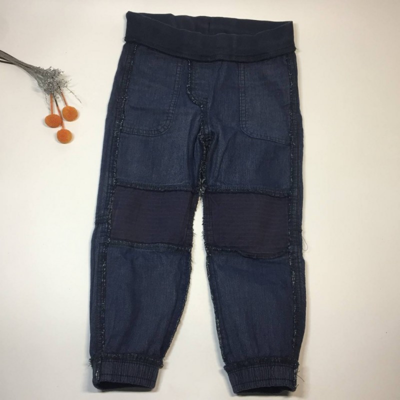 Фото 8. Джинсы HM на 2-3 года 2-3/98 штаны Брюки джинсовые, детские темно синии Н2011