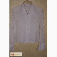 Блузка белая, нарядная, для школы р. 146