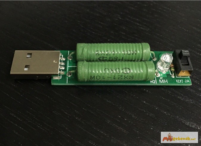 USB нагрузка переключаемая 1А / 2А для тестера по Киеву и Украине видео