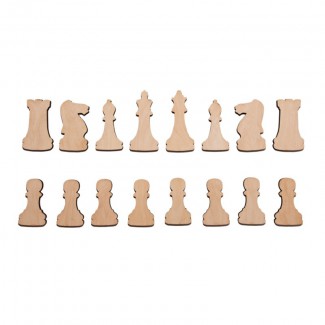 Продам шахматы из фанеры - заготовки под магнит