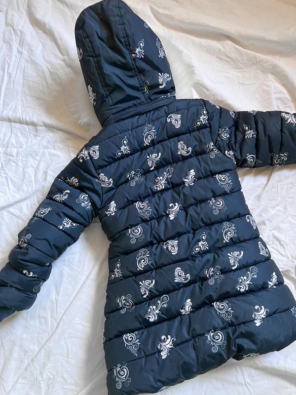 Фото 3. Дитяча зимова куртка - пальто з капюшоном. 28р. 98 см