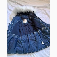 Дитяча зимова куртка - пальто з капюшоном. 28р. 98 см