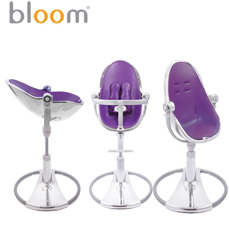 Фото 2. Детский стульчик для кормления Bloom Fresco Chrome с вкладышами