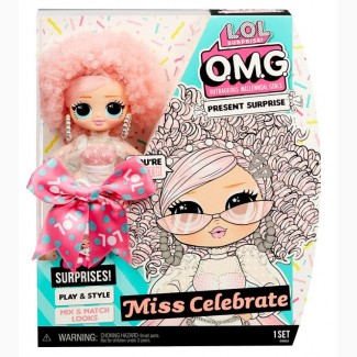 LOL Surprise OMG Present Surprise Miss Celebrate / Кукла Лол Омг Именинница