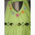 Платье-сарафан с вышивкой для девочки на 3 г от BLUEBERI boulevard. Америка