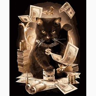 Картина по номерам Art Craft «Зажиточный кот» 40x50см 11932-AC