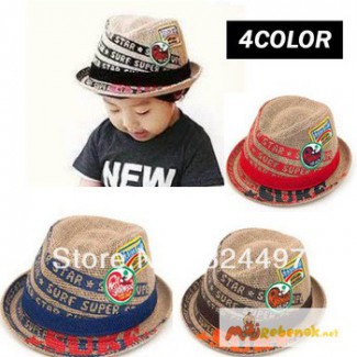Модные шляпки для мальчишек и девченок от 3х до 8 лет