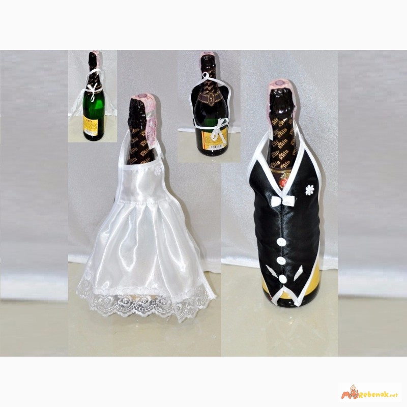 Фото 2. Костюмчики на шампанское, свадебные аксессуары