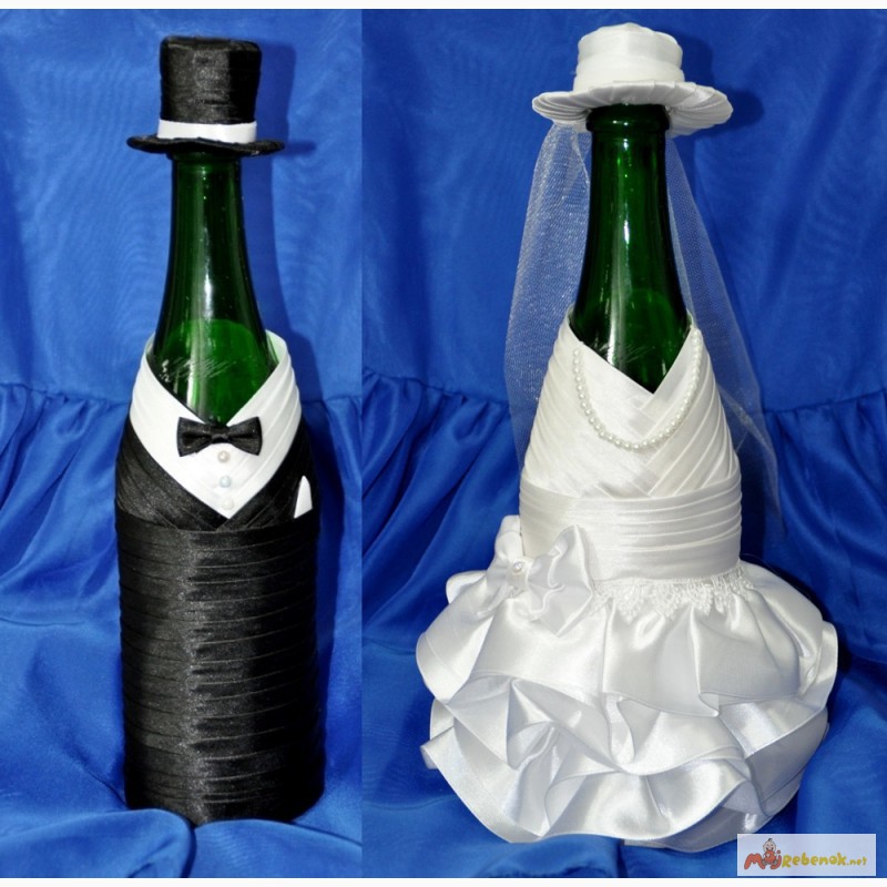 Фото 8. Костюмчики на шампанское, свадебные аксессуары