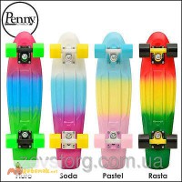 Скейтборд/скейт Penny Board Fades Градиент/Мультиколор (Пенни борд)