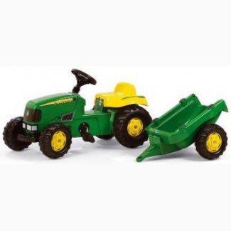 Трактор педальный с прицепом Rolly Toys Kid John Deere 12190
