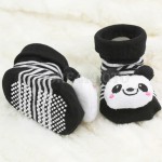 Пинетки-носочки с мордочкой панды для малышей 0-6 мес