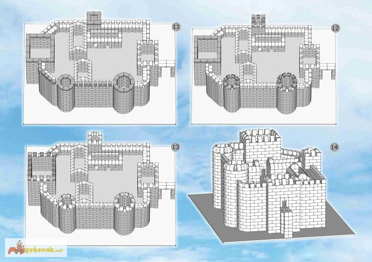 Фото 9. Хотинская крепость конструктор из керамических кирпичиков