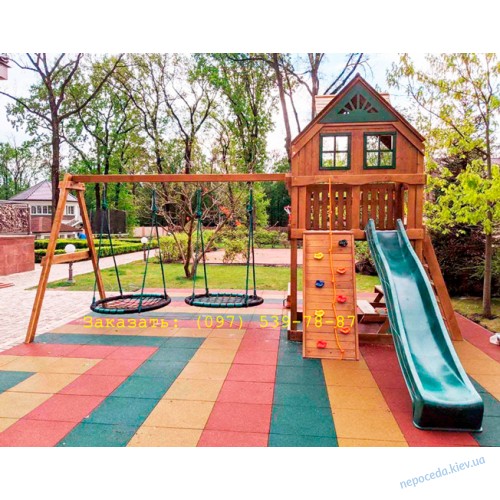 Фото 2. Детские игровые площадки во двор. Детские площадки из дерева для улицы и дачи