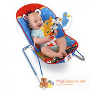 Новое! Вибро шезлонг (кресло) Fisher Price Adorabl