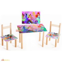 Детский набор столик и стульчики Винкс