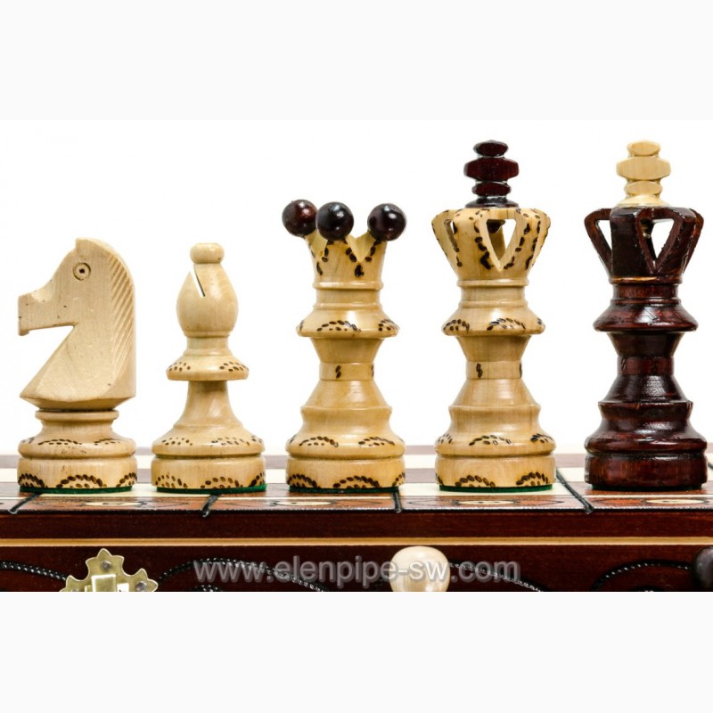 Фото 9. Деревянные польские шахматы опт Амбассадор арт. 2000