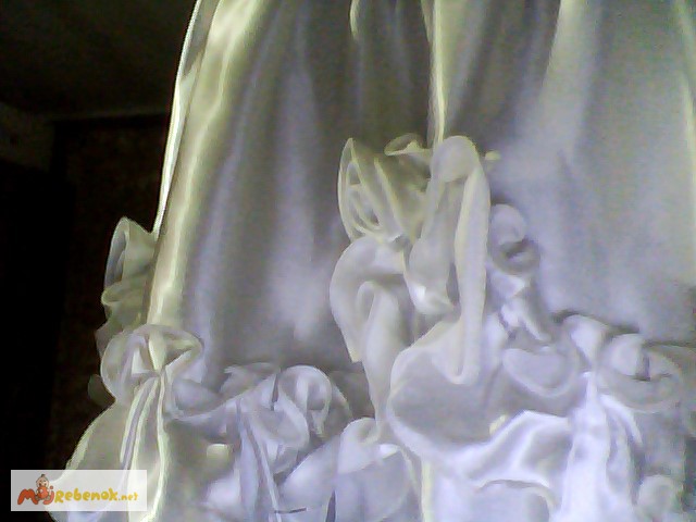 Фото 4. Праздничное нарядное белое платье б/у