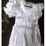 Праздничное нарядное белое платье б/у