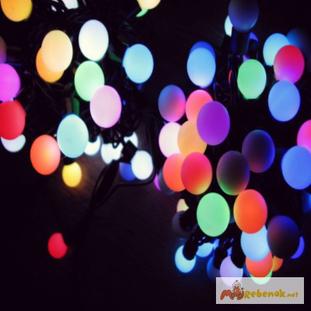 Фото 4. Светодиодные гирлянды шарики, купить новогодние подарки