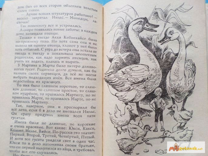 Путешествие нильса с дикими гусями читательский