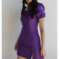 Короткое платье дора Season фиолетовое