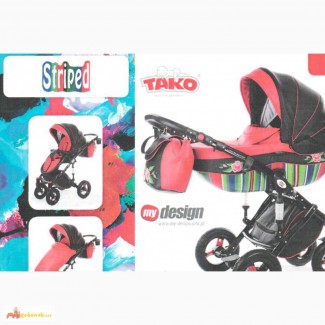 Детские коляски новинки, Коляска универсальная TAKO Design Striped