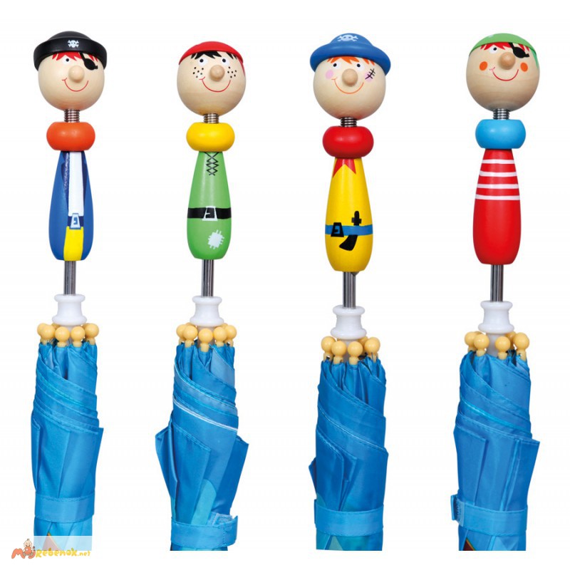 Фото 5. Веселые зонтики с ручкой-игрушкой от Bino