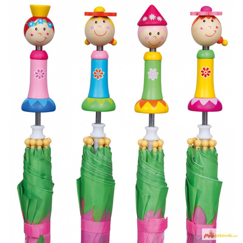 Фото 6. Веселые зонтики с ручкой-игрушкой от Bino