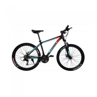 Велосипед Trinx M100 26х19 Matt-Black-Red-Cyan (M100.19MBRC)