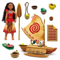 Кукла Моана с лодкой и аксессуарами Disney