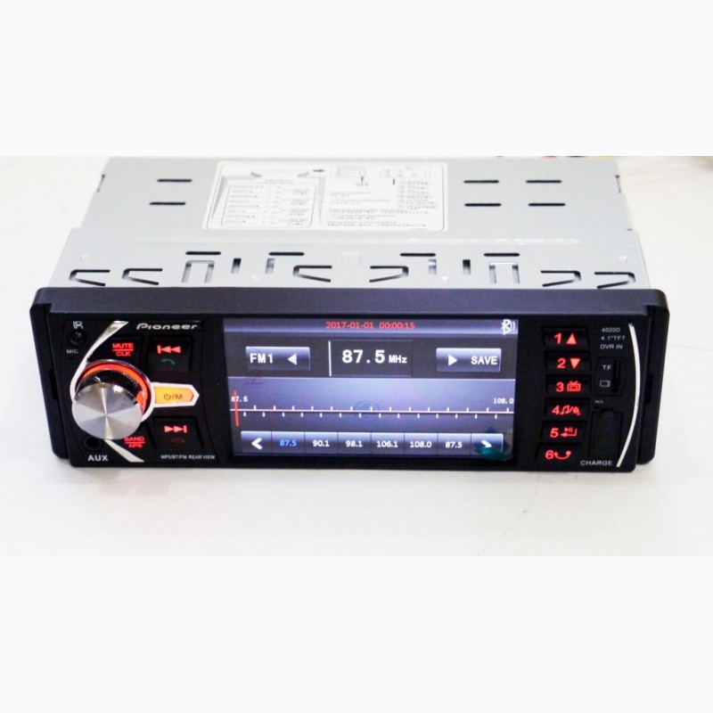 Фото 6. Автомагнитола Pioneer 4020 ISO - экран 4, 1#039;#039;, DIVX, MP3, USB, SD, BLUETOOTH