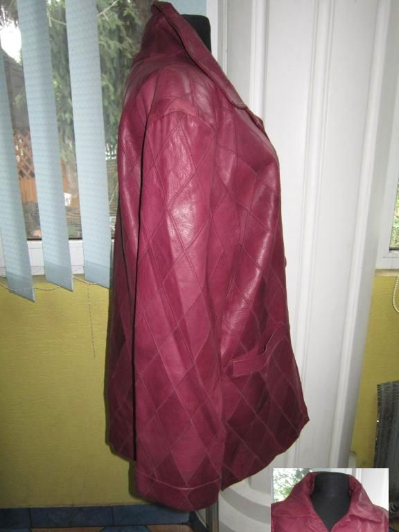 Фото 6. Большая стильная женская кожаная куртка ELEGANCE. Лот 239