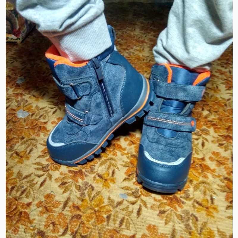 Фото 3. Ботинки, сноубутсы детские, синие, зима, мальчик